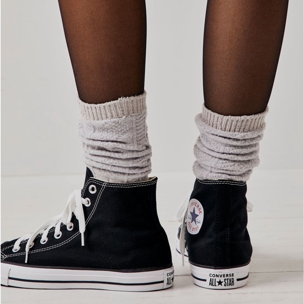 Black converse sneakers